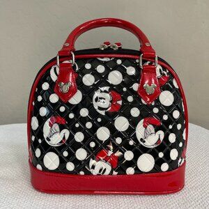 LOUNGEFLY ~ Disney Minnie Mouse Polka Dots Mini Dome Bag - NWT & RARE!